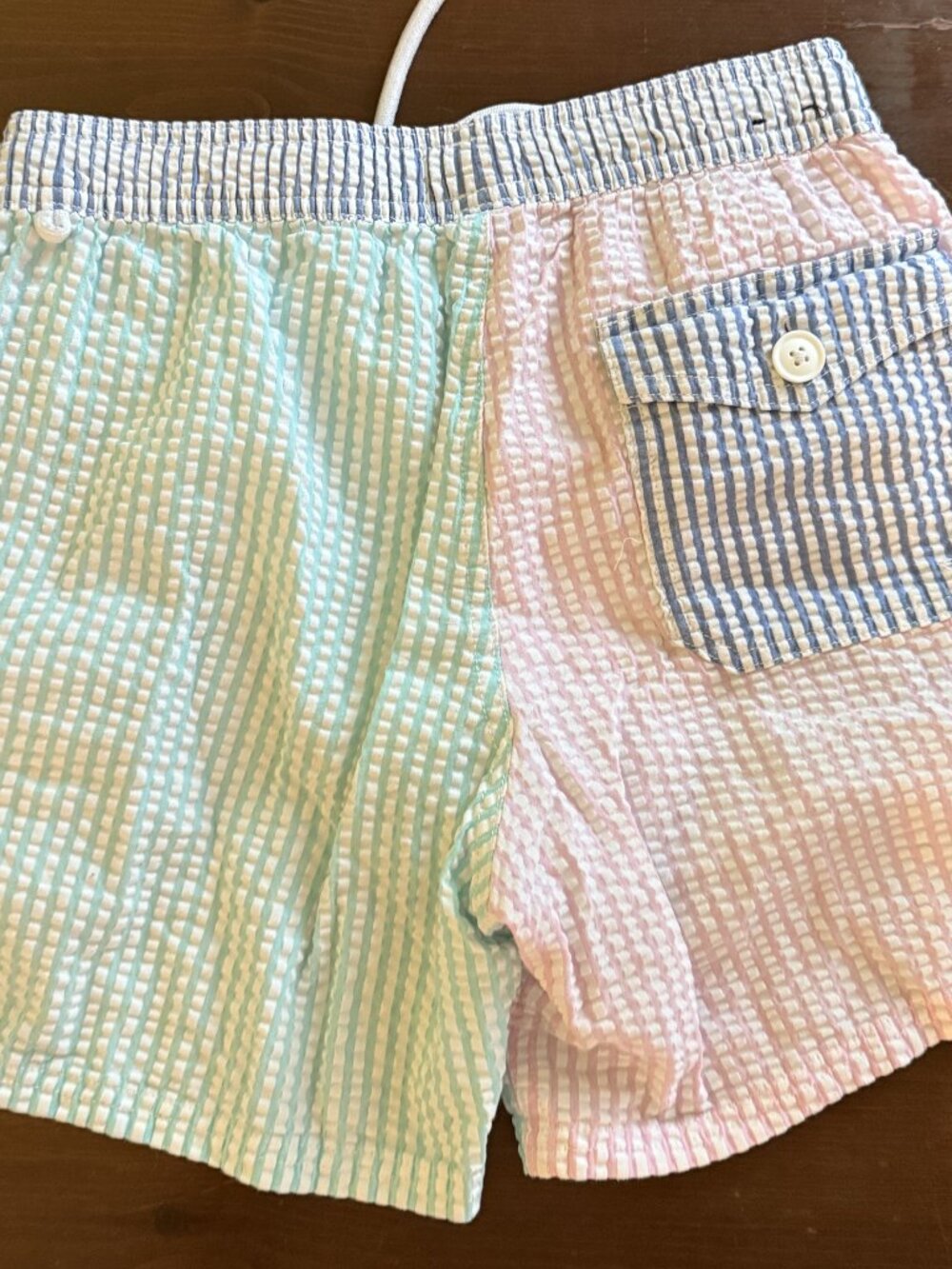 mens' j crew flex swim trunks seersucker size small - Picture 2 of 5